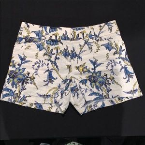 Loft Floral Women’s Linen Shorts XS 0